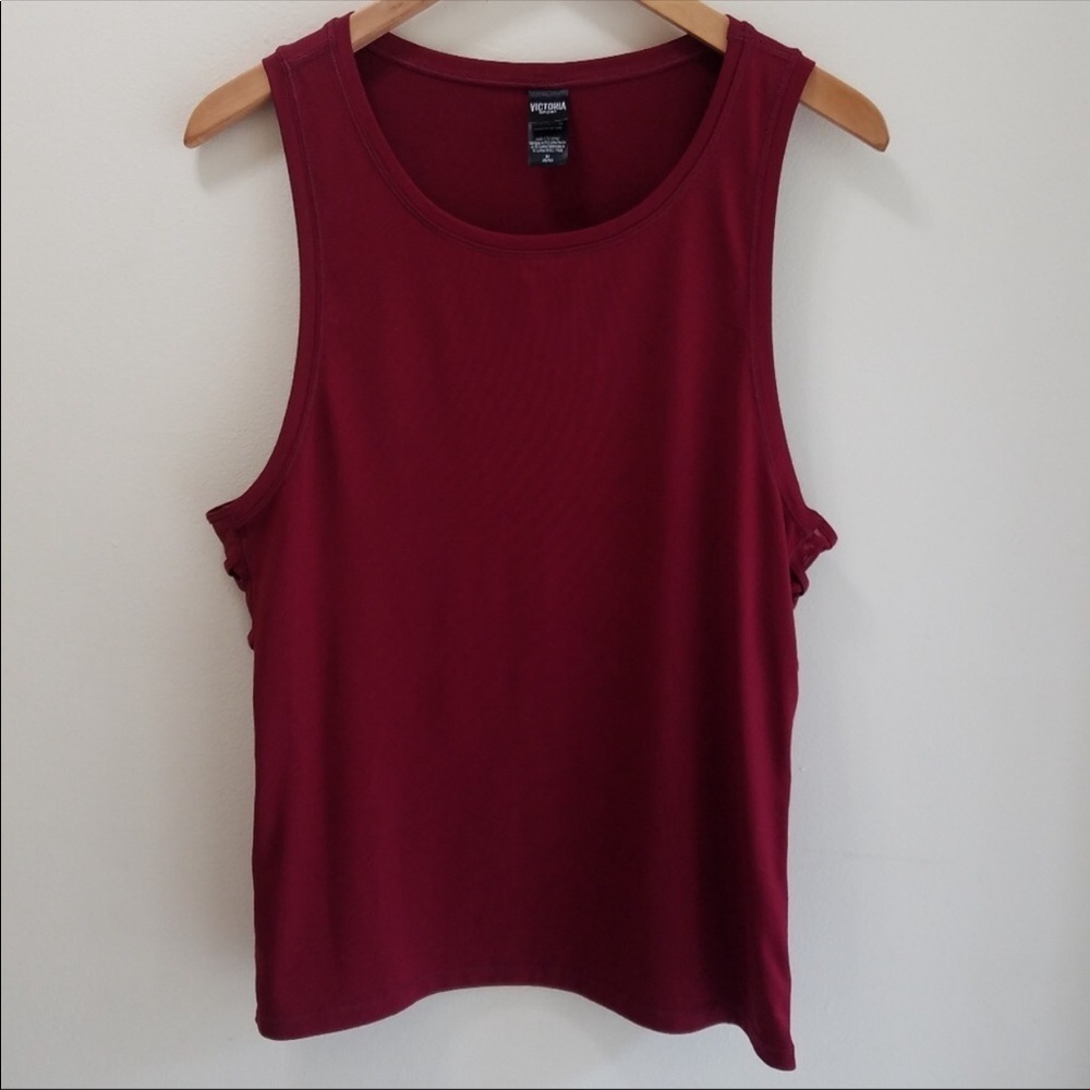 Victoria Secret Sport Tank Maroon Mesh